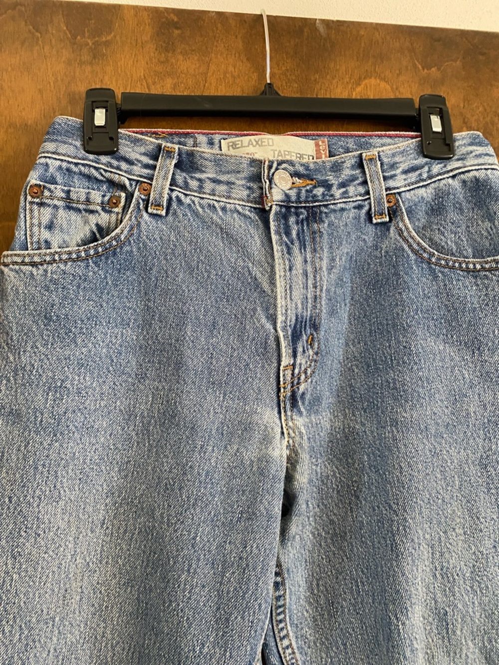 LEVIS 550 Vintage relaxed tapered jeans. 100% cotton. No stretch. Red tag. - Picture 2 of 7